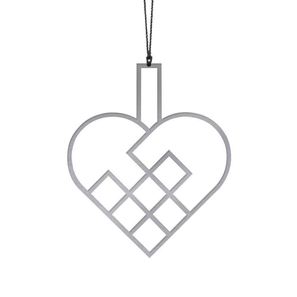 Felius Julehjerter, stål 2 stk. Felius Julehjerter, stål 2 stk.