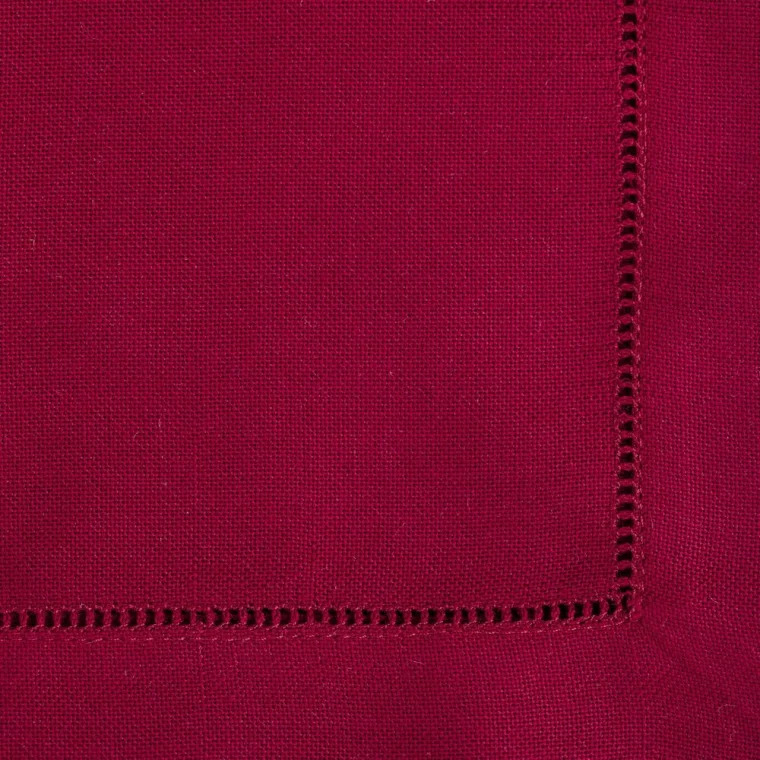 Langkilde & Søn - 6 stk Røde servietter med hulsøm