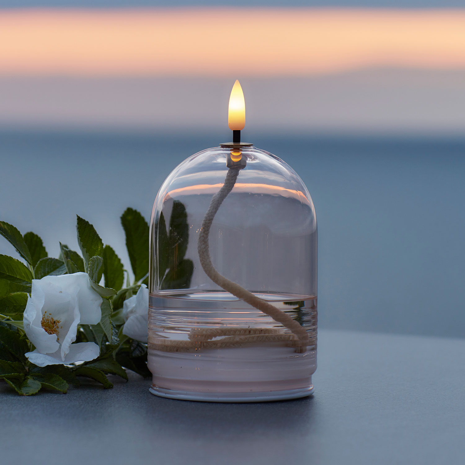 Sirius - Dea Ø8xH11cm, Light pink, Batteri