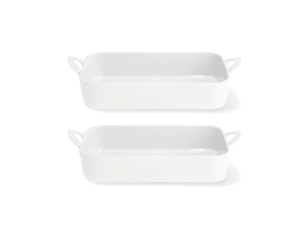 Pillivuyt Toulouse Fad 31 x 18 x 6,5 cm 2,2 liter 2 stk. Hvid Pillivuyt Toulouse Fad 31 x 18 x 6,5 cm 2,2 liter 2 stk. Hvid