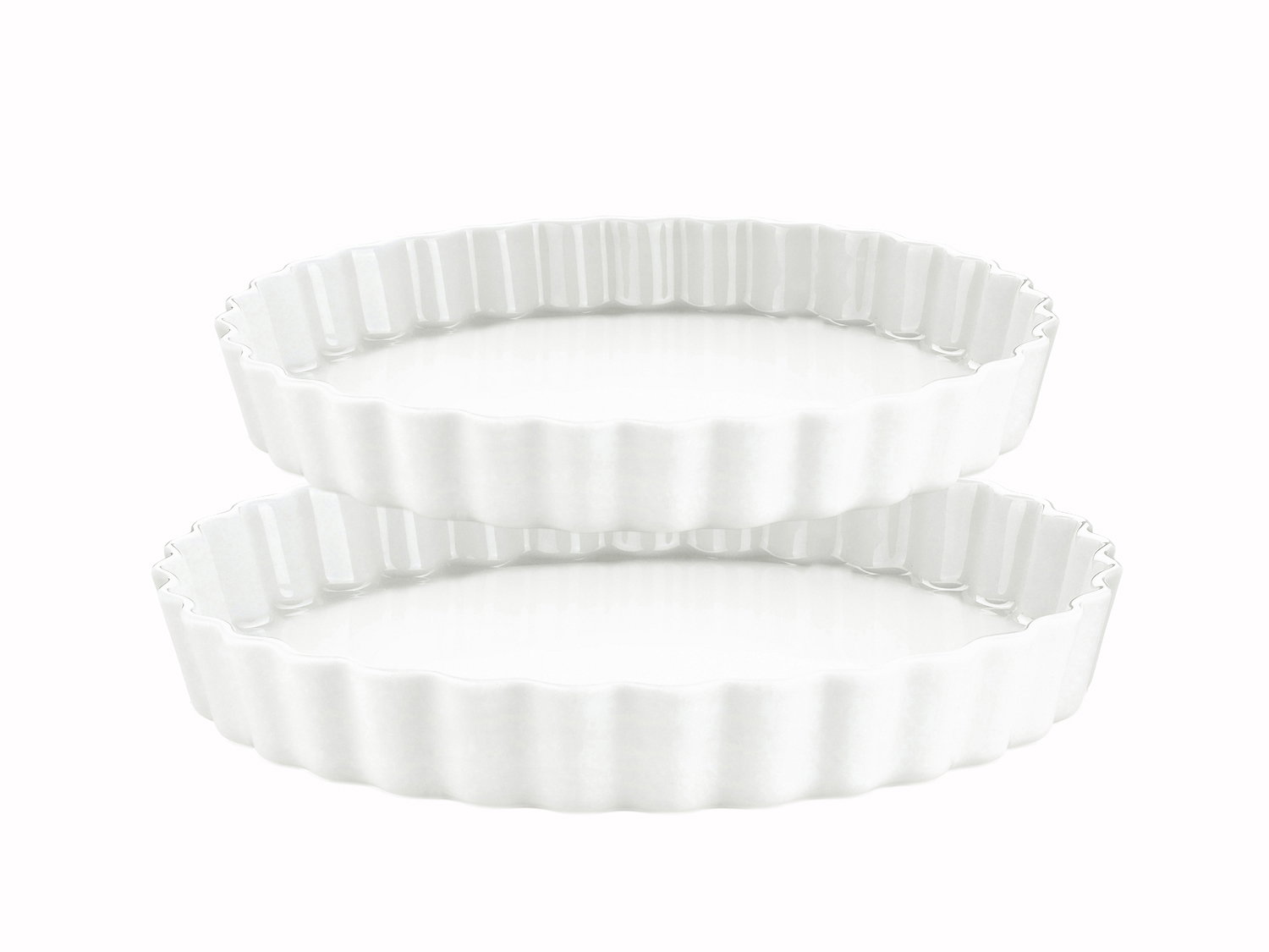 Pillivuyt - Tærteformsæt Serie Originale 24/27 cm 2 dele Hvid