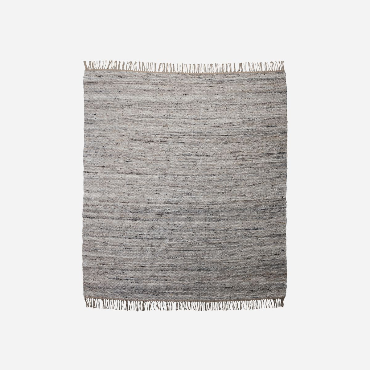 Tæppe, Hafi, 250 cm, grå/brun