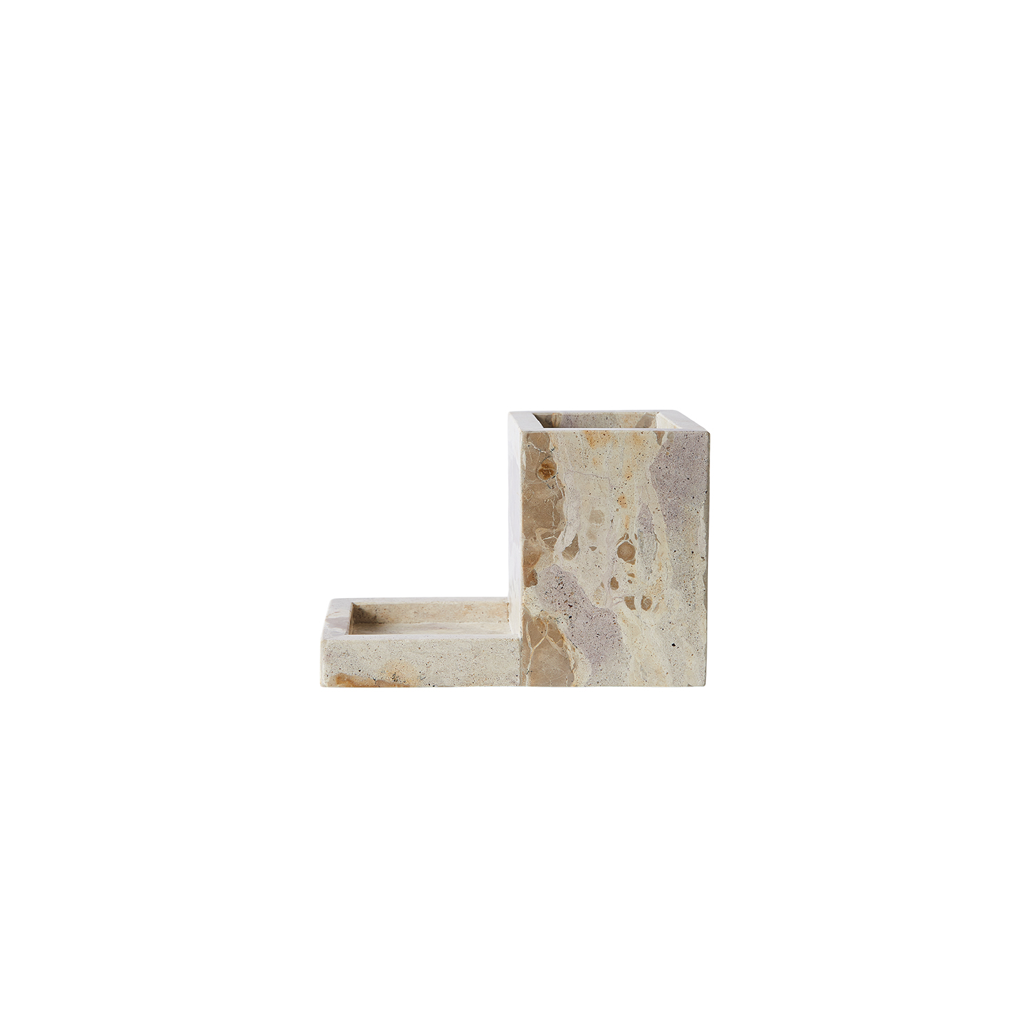 Muubs - Opvaskeholder Vita - Seashell Marmor - B11xL21xH14 cm billede