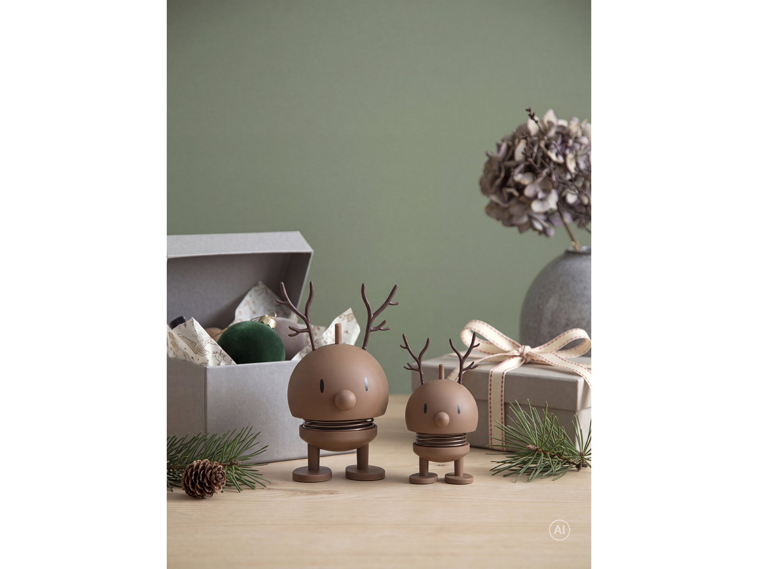 Hoptimist Soft Reindeer Bumble set XS/S Choko