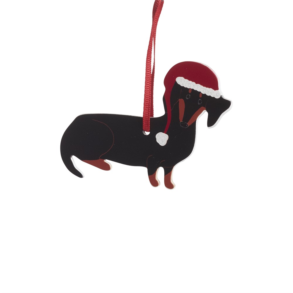 Nääsgränsgården - Woodornament, Dachshund L.8,5cm