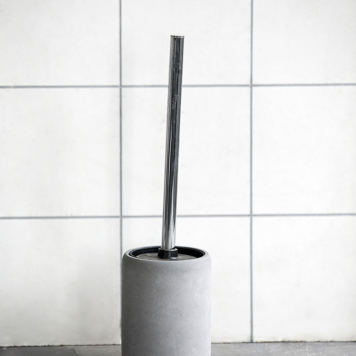 Cement Toiletbørste, stål/fibercement