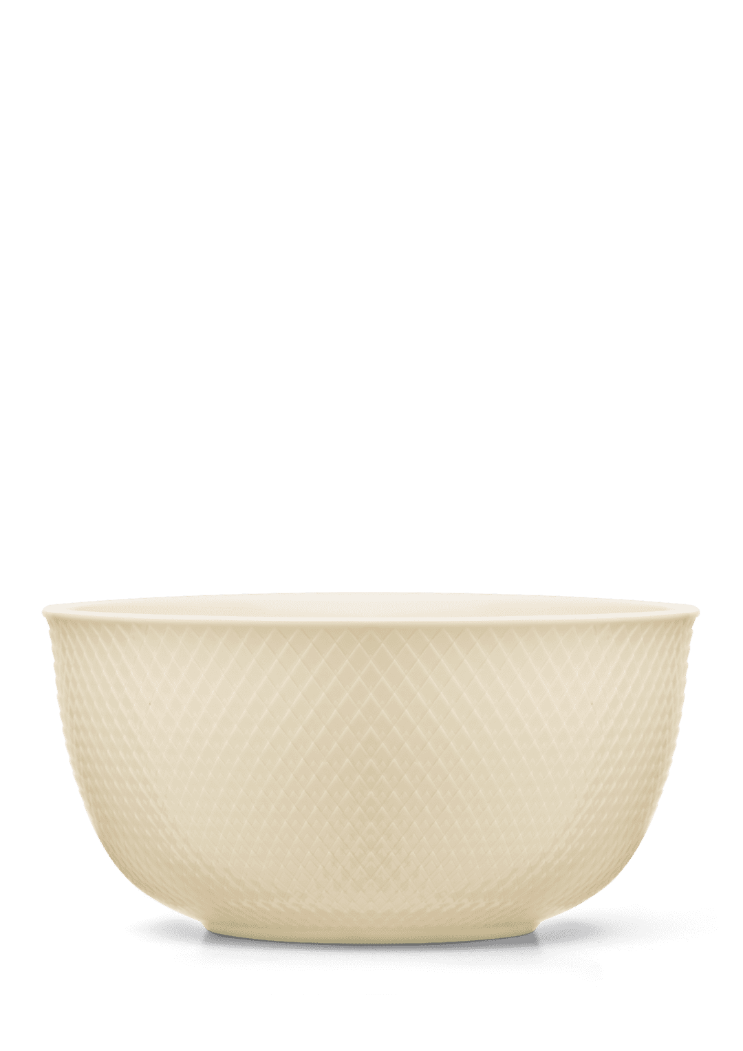 Lyngby Porcelæn - Rhombe Earth Serveringsskål Ø22 cm marble, hvid billede