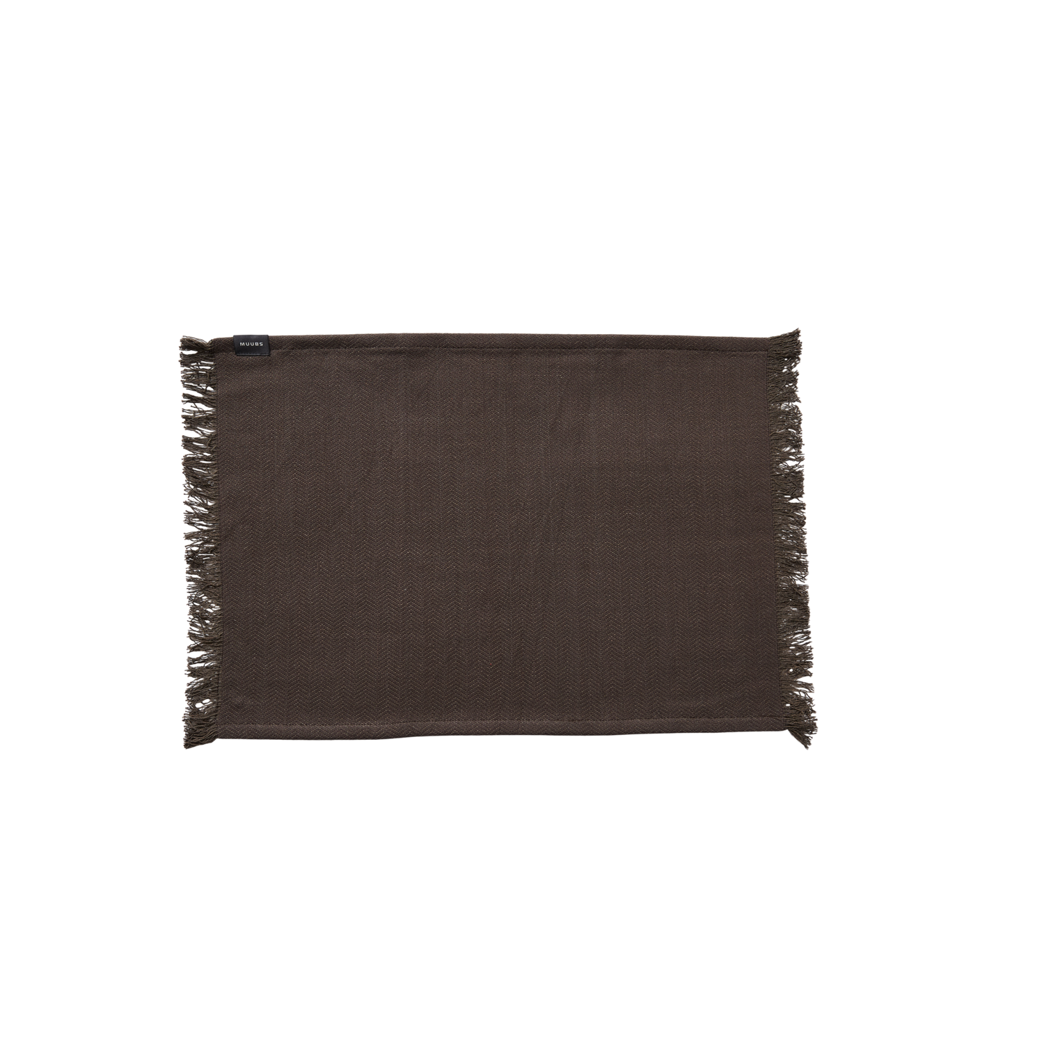 Muubs - Umami Dækkeserviet - Sort/Brun, L100xD50xH1 cm