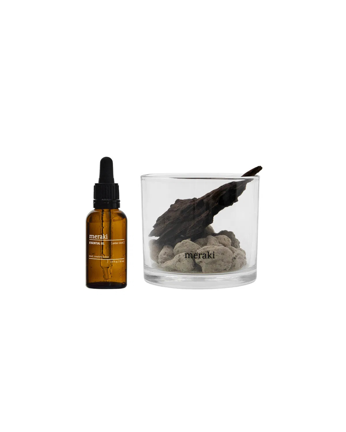 Diffuser, Lavastone & wood - Amber dust, 30 ml