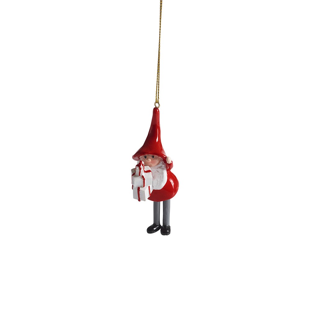 Nääsgränsgården - Hanging Tomtesson, gift H.9cm