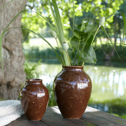 Knabstrup, vase, Natura, brun, 27 cm *