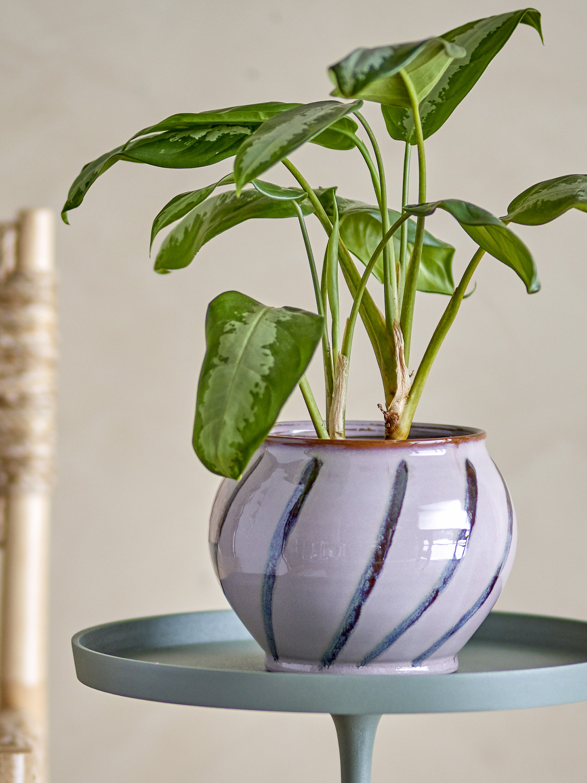 Iman Urtepotteskjuler, Rosa, Stentøj, D21xH16 cm