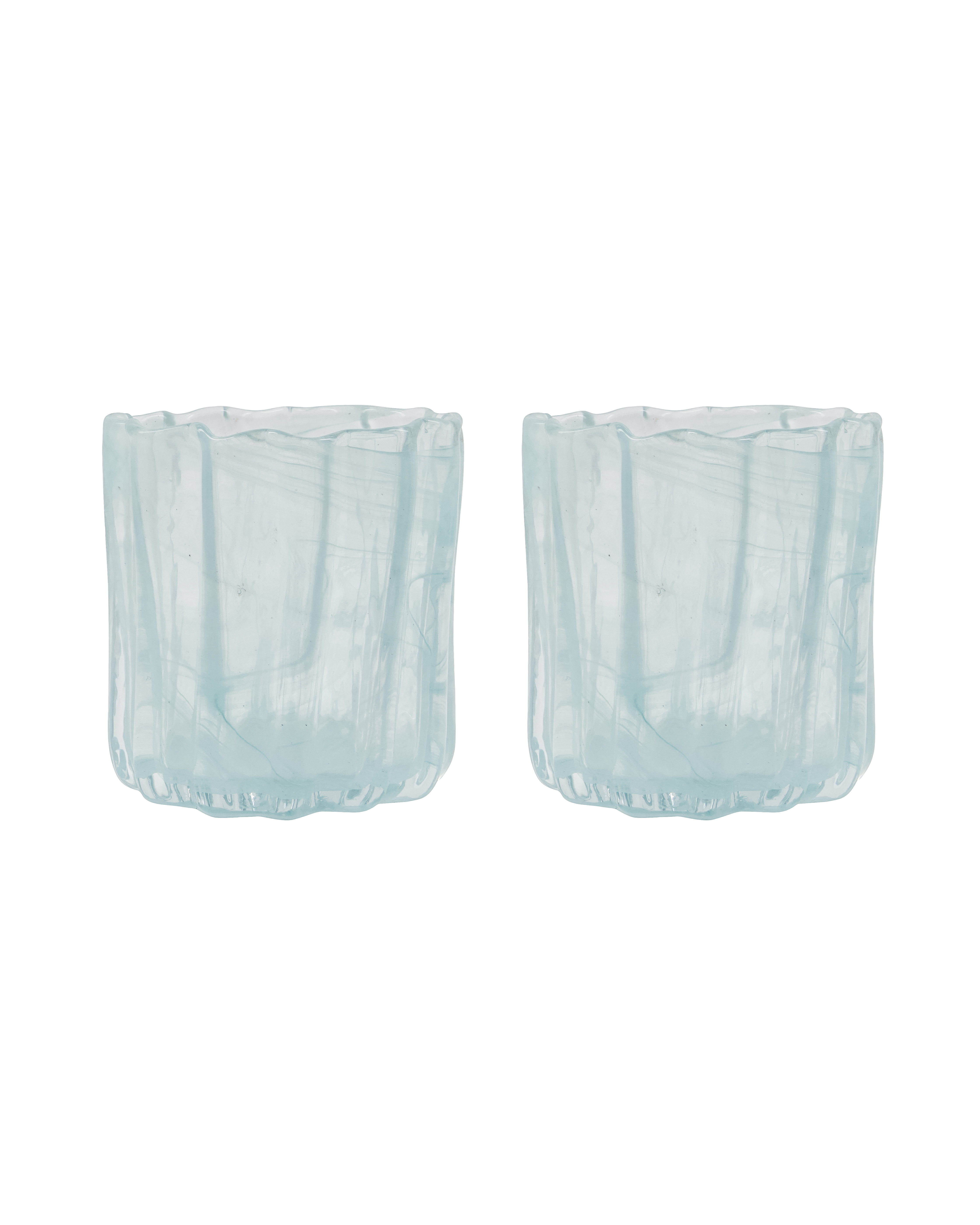 House Doctor - Fyrfadsstage, Curl, Blå