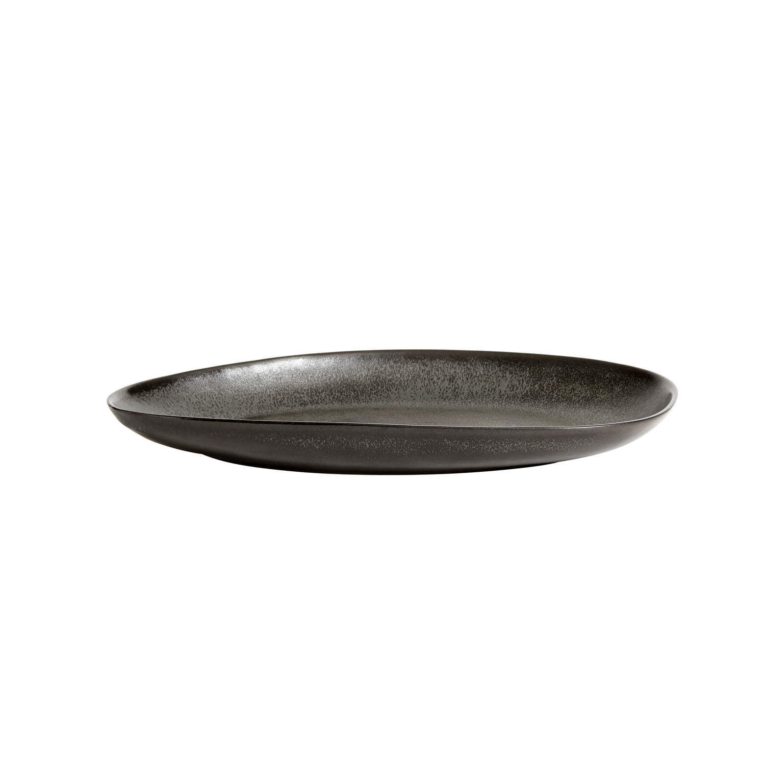 Muubs - Mame Fad Oval - M - Kaffe, L39xB22xH4 cm- Keramik - Kaffe