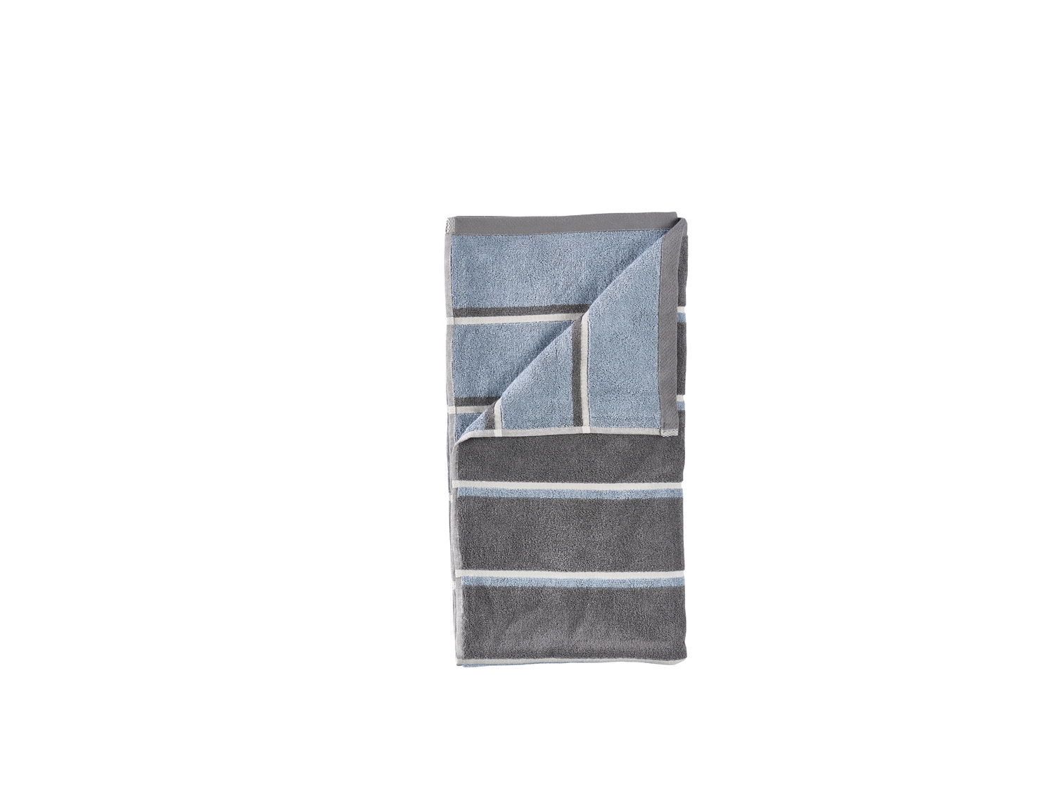 ZONE Denmark - Håndklæde Sauna 50x100 Grey/Blue Fog/Soft Grey
