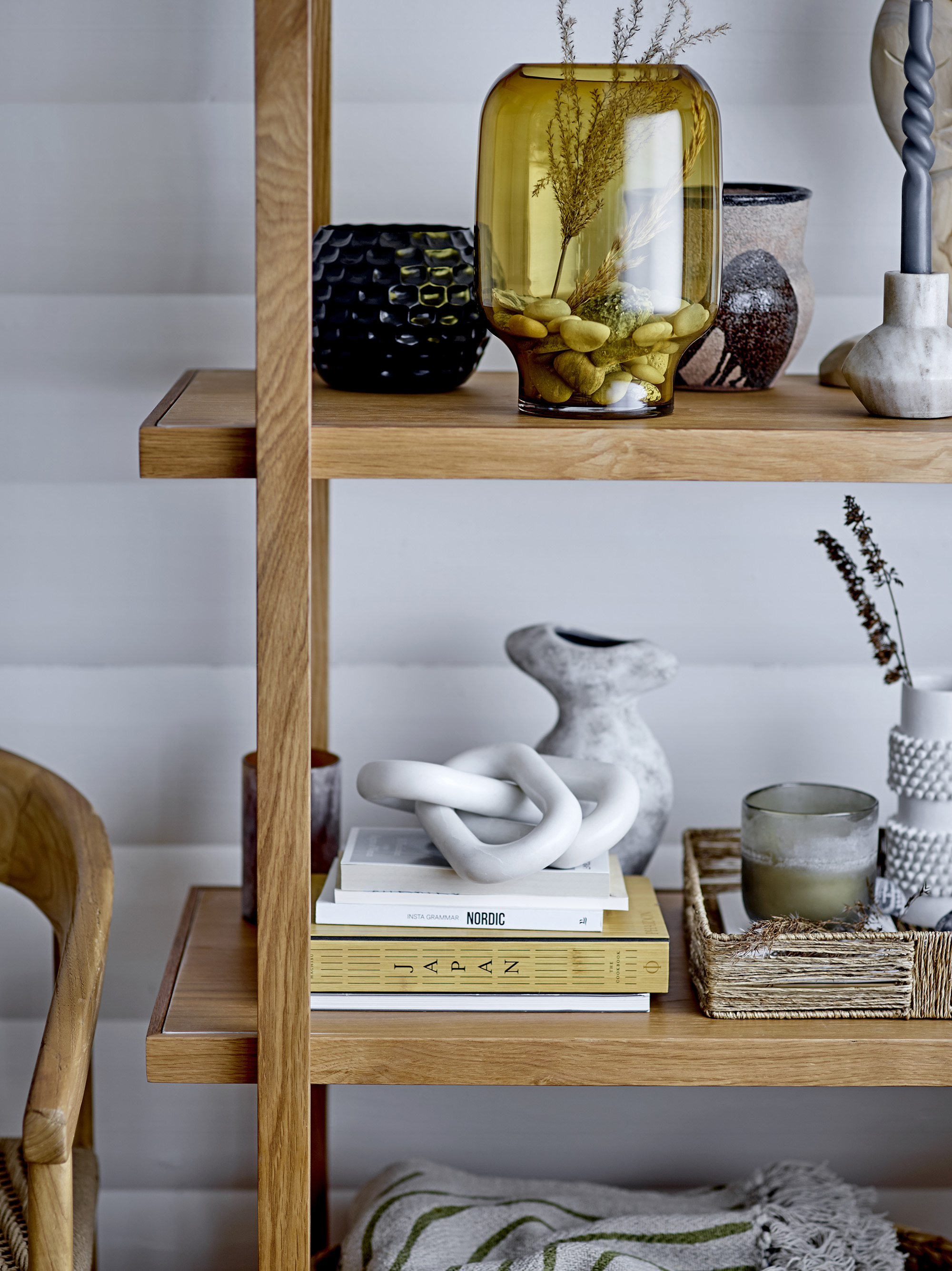 Nori Deko Vase, Grå, Terrakotta