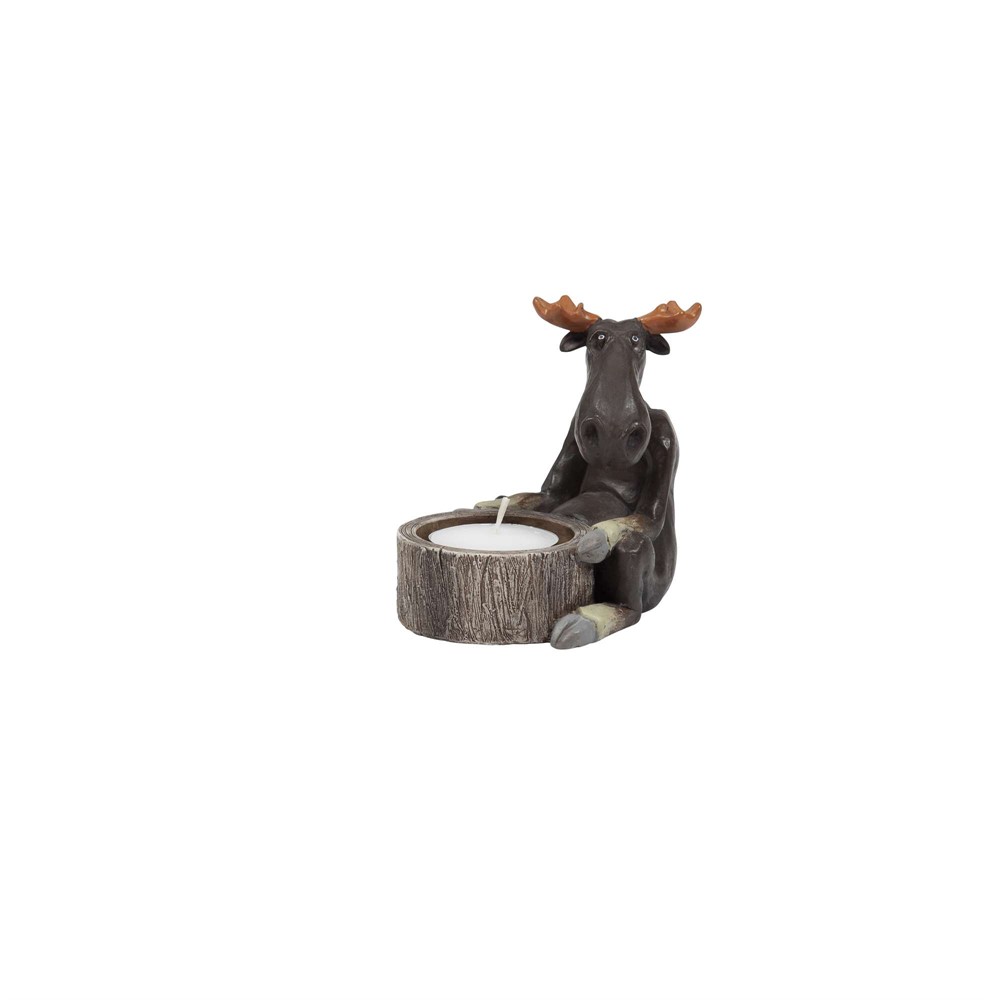 Nääsgränsgården - Elk candleholder H.9,5cm