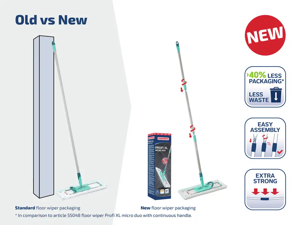 Leifheit Gulvvasker Profi XL micro duo Hvid/Grøn