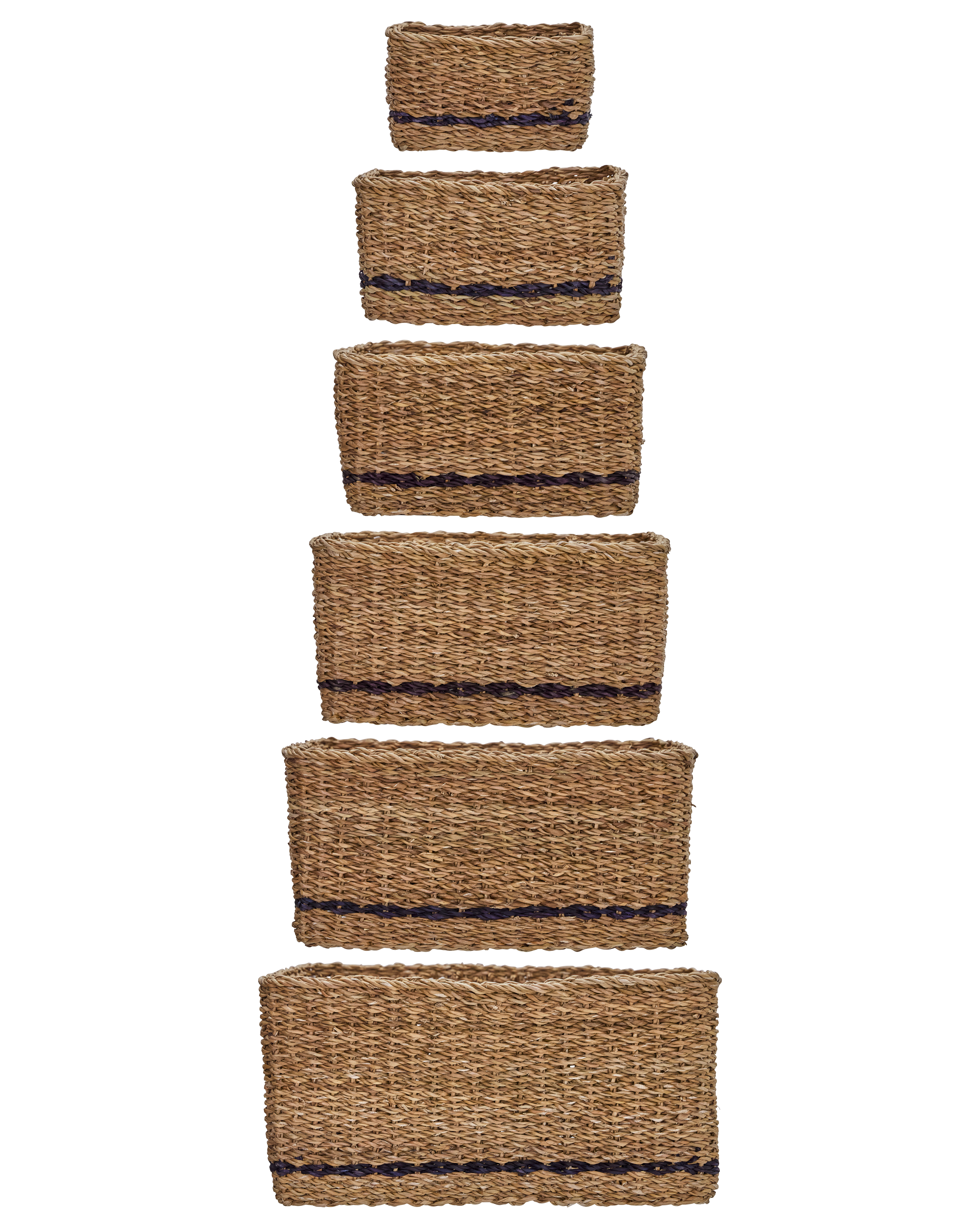 House Doctor - Opbevaringskurve, Squares, Natur