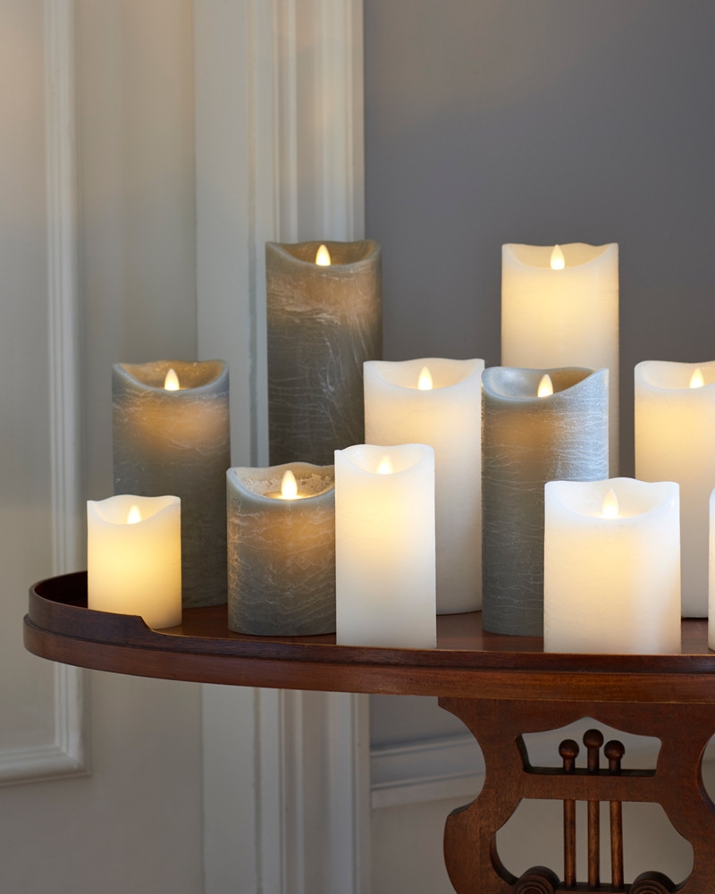 Sara Exclusive stearinlys 5 x 20 cm, Hvid Sara Exclusive stearinlys 5 x 20 cm, Hvid