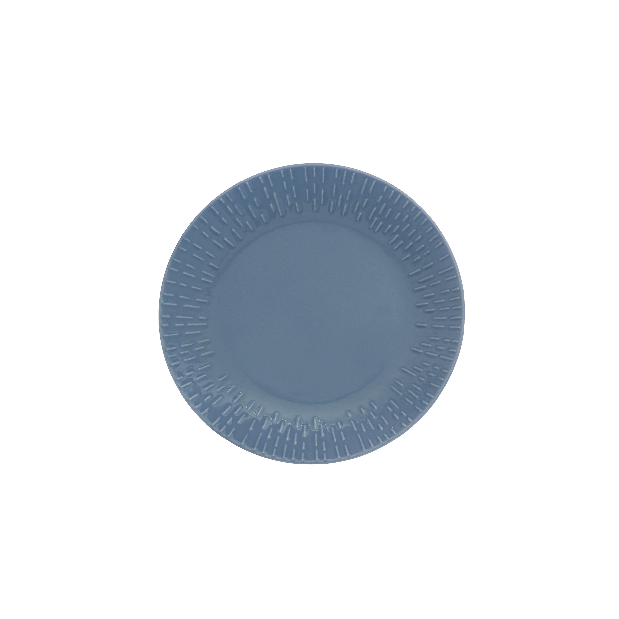 Aida - Confetti - Desserttallerken m/relief porcelæn 21 cm Blåbær