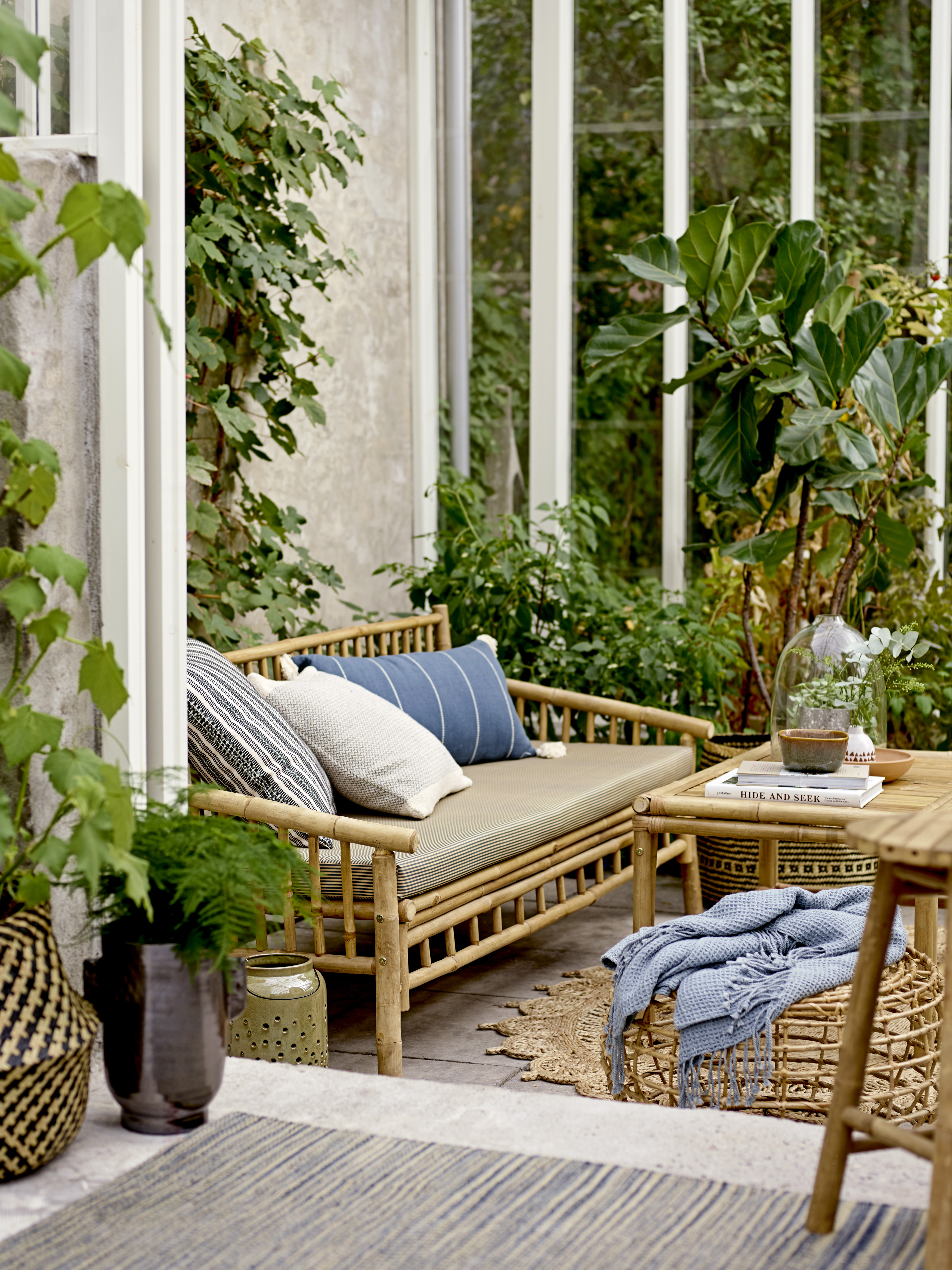 Sole Sofa, Natur, Bambus, L175xH75xW77 cm