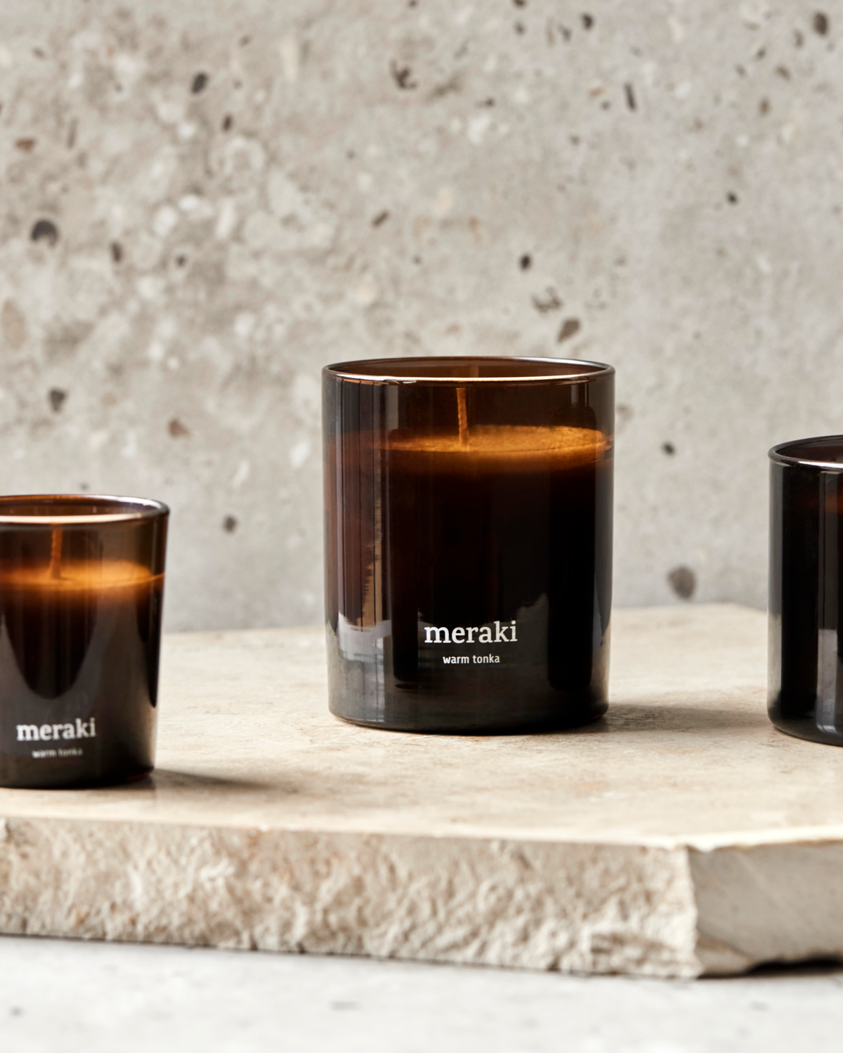 Meraki Duftlys, Warm tonka, Brun