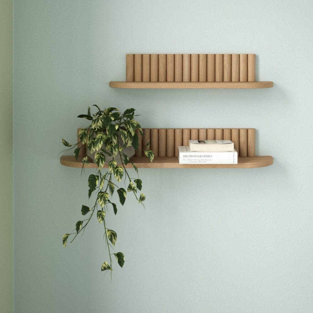 Andersen Furniture Pillar shelf Large - Hylde - Eg Naturolie - 78x15x12 cm