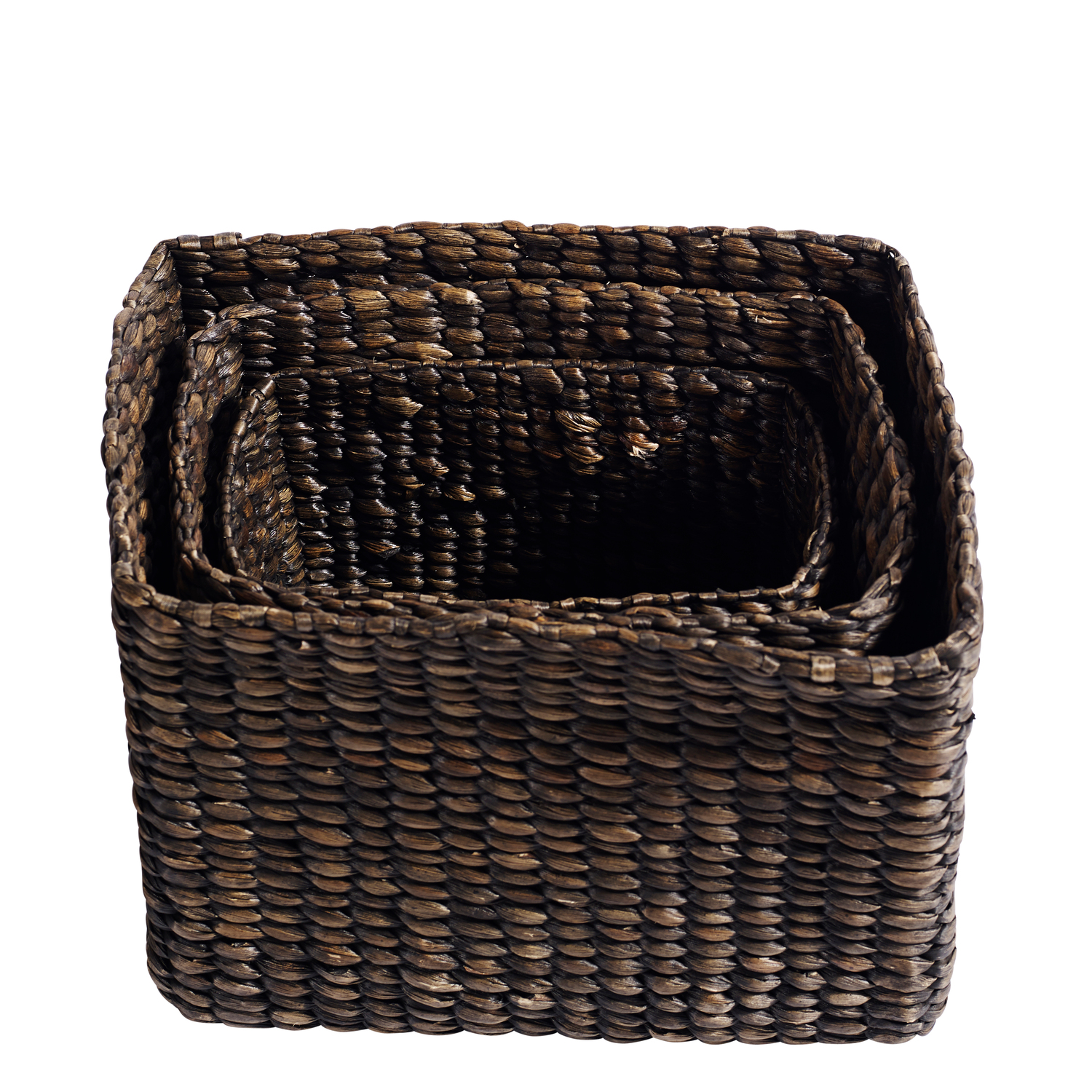 Muubs - Keep It All Kurv - S/3 - Sort, Kurv High - Natur