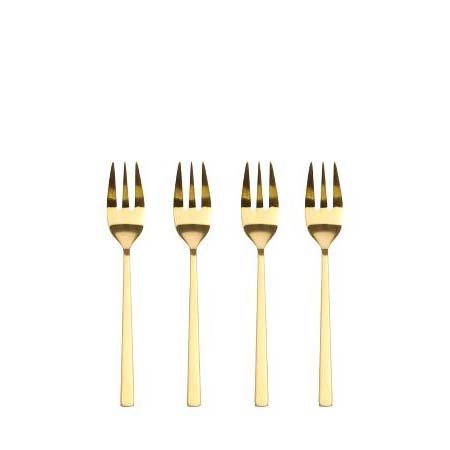 BITZ Kagegaffel 14,4 cm 4 stk. Messing* BITZ Kagegaffel 14,4 cm 4 stk. Messing*