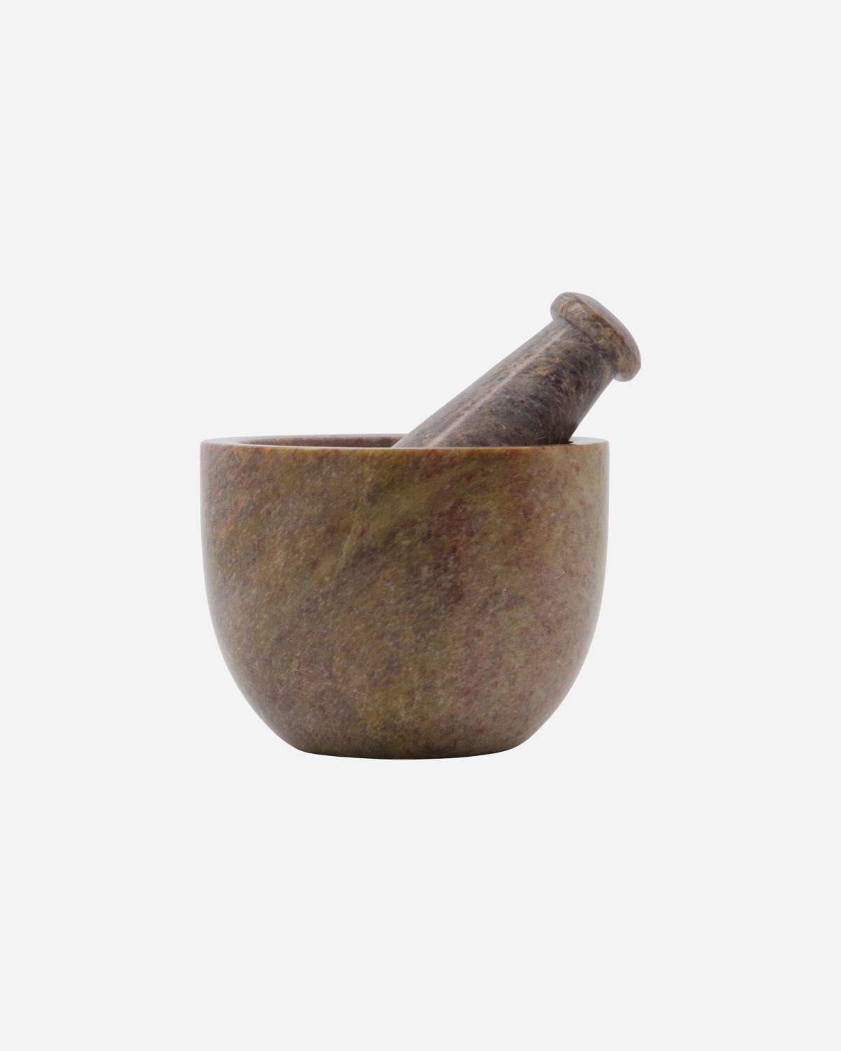 House Doctor - Morter m. støder, Arb, Brun Ø10 cm