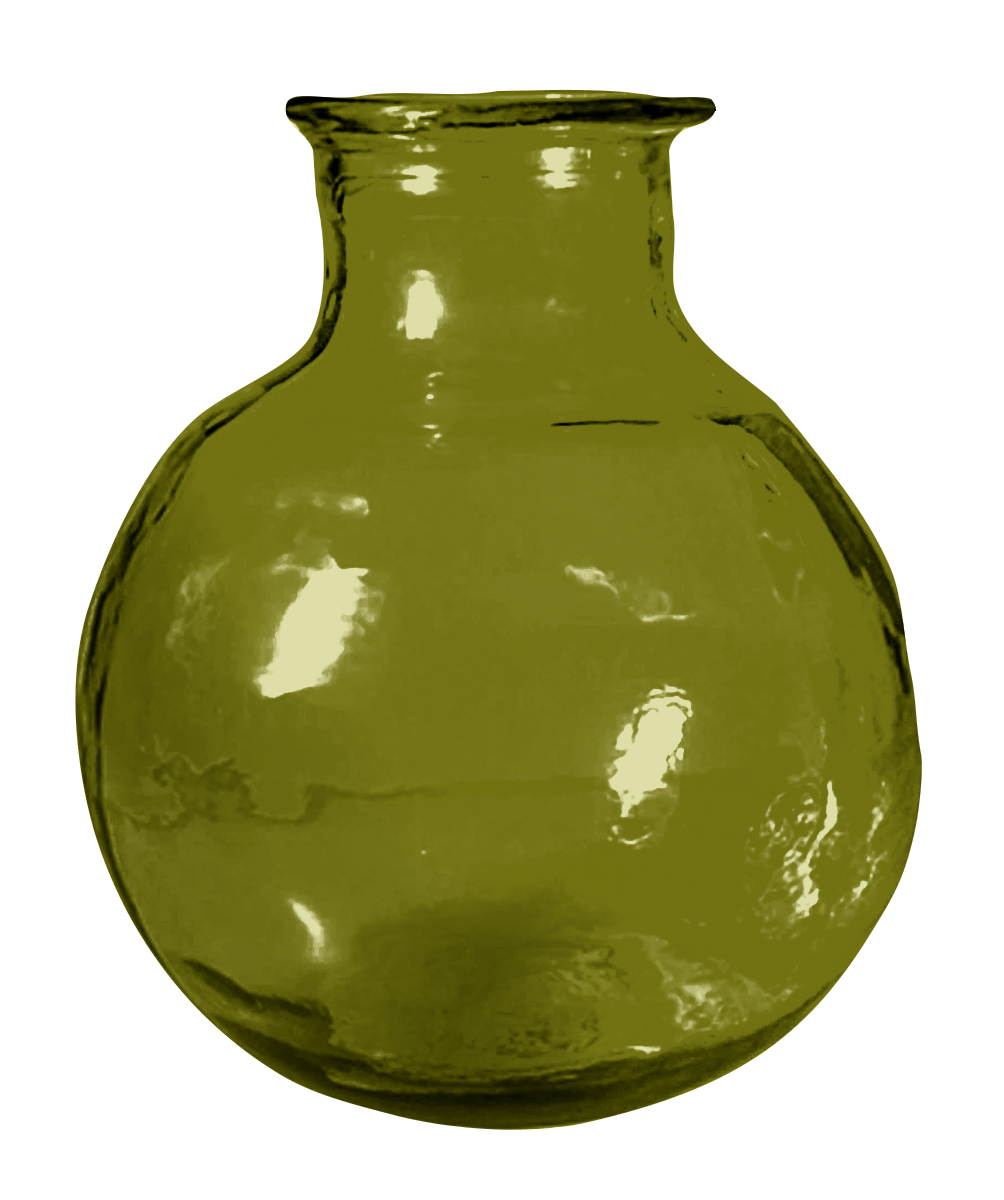 SONATA vase, H 31 cm, bottle green*