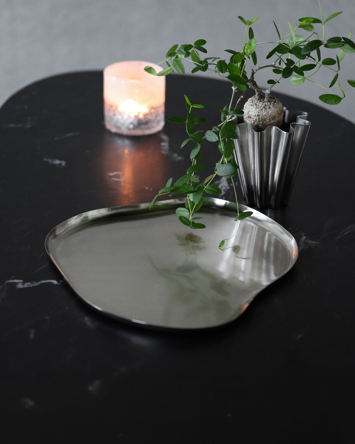 Bakke, Osea, Silver finish 41x35 cm