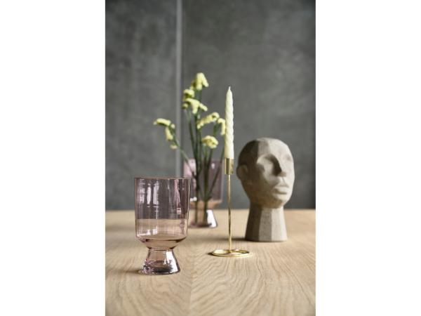 Villa Collection Lysestage 23cm Dia10cm guld Metal*