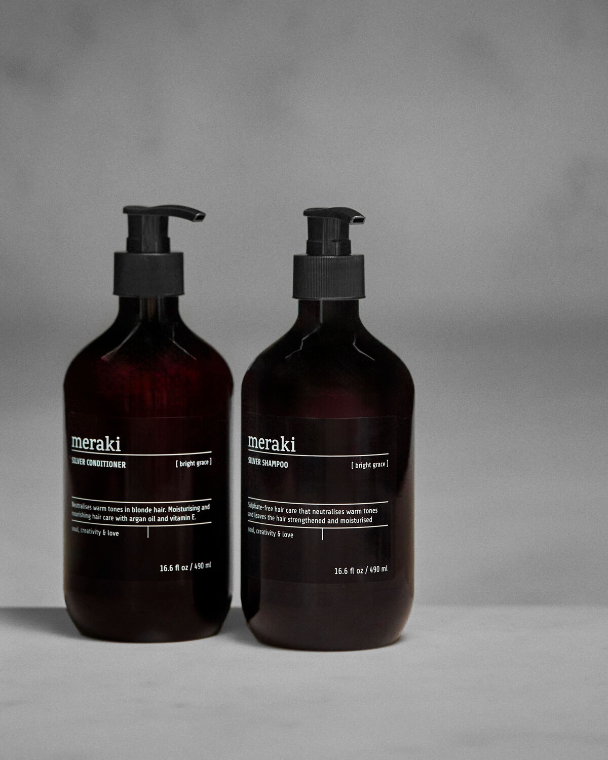 Silver shampoo, Bright Grace, 490 ml