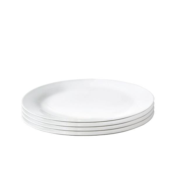 Billede af Aida - café - middagstallerken hvid 4 stk 24 cm