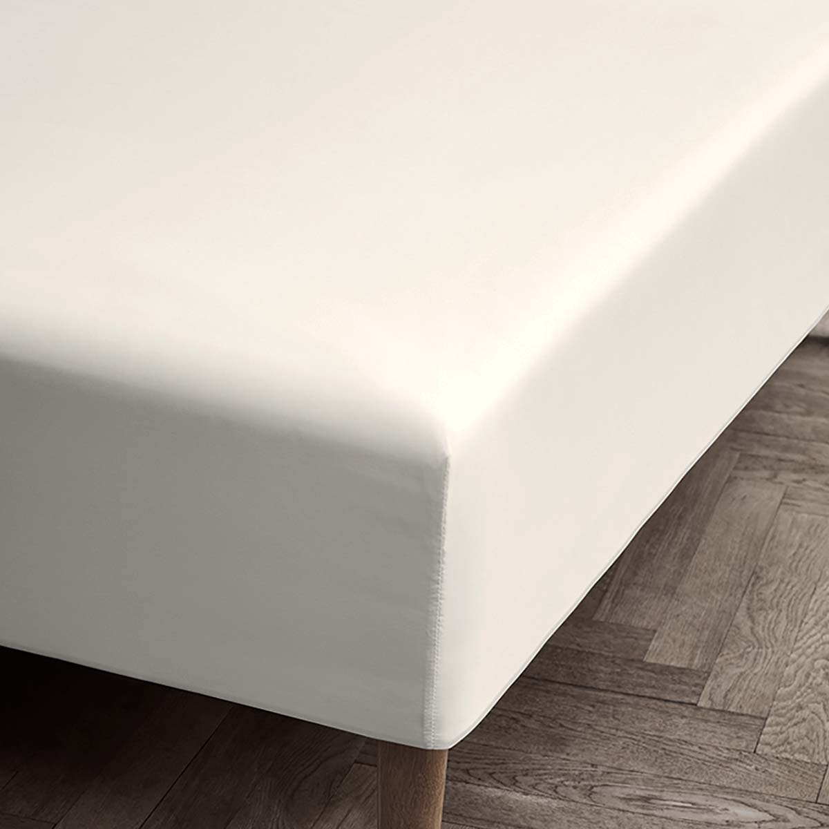 Juna - Percale Boxlagen hvid 90x30x210 cm