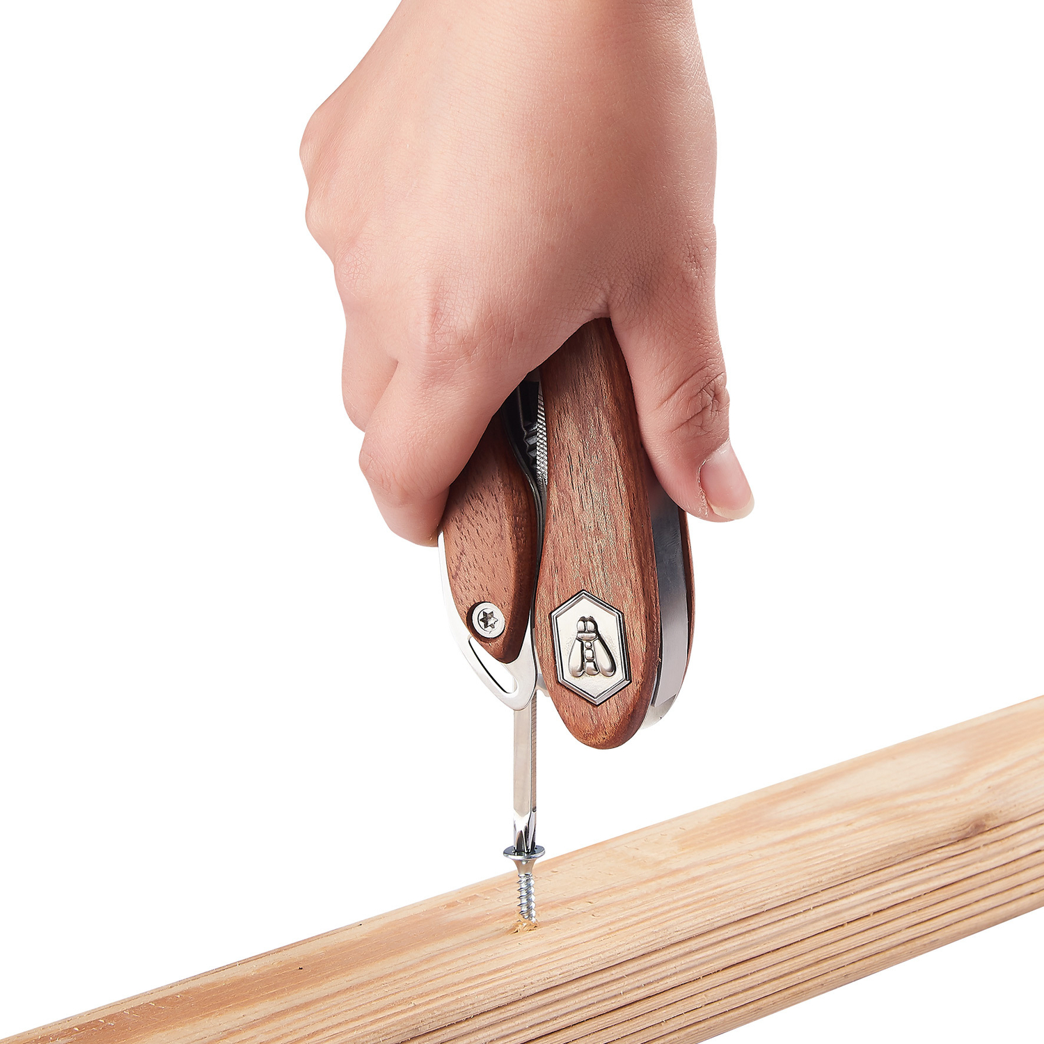 Laguiole Multi Værktøj med Rosentræ Håndtag