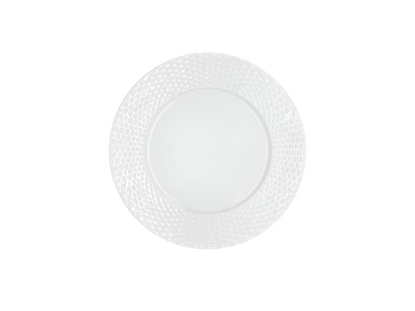 Pillivuyt Basket Tallerken flad Dia 22 cm Hvid