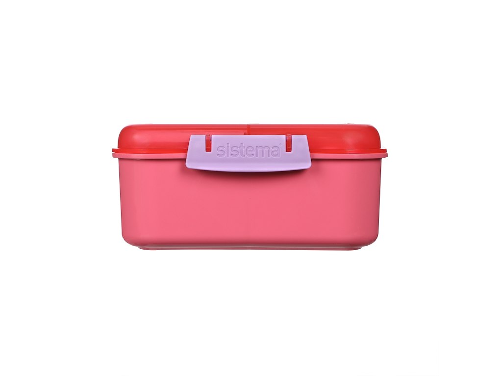Sistema Bento Cube 1,25L, Lunch Kids, Pink
