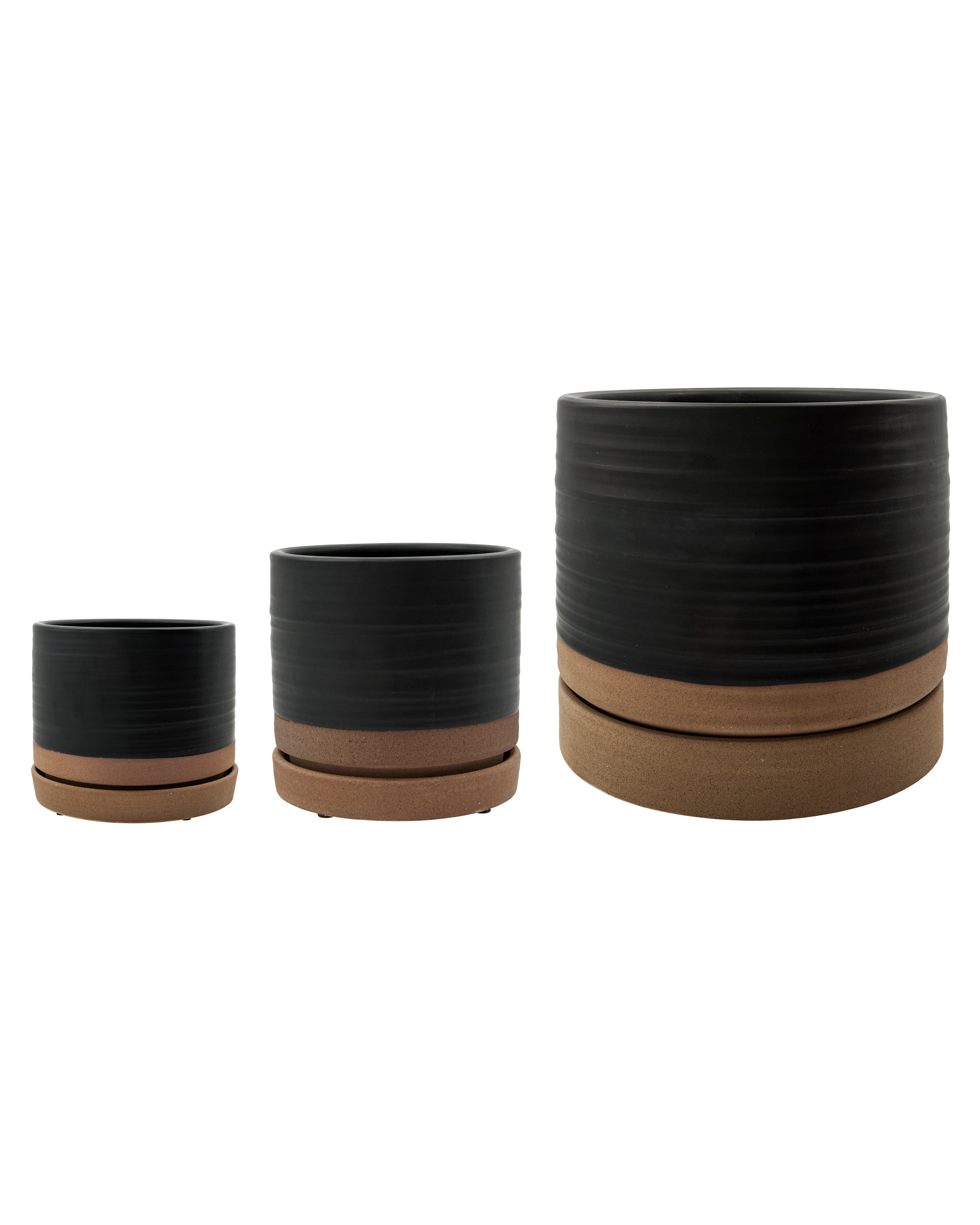 House Doctor - Urtepotte, Astu, Sort, Natural billede