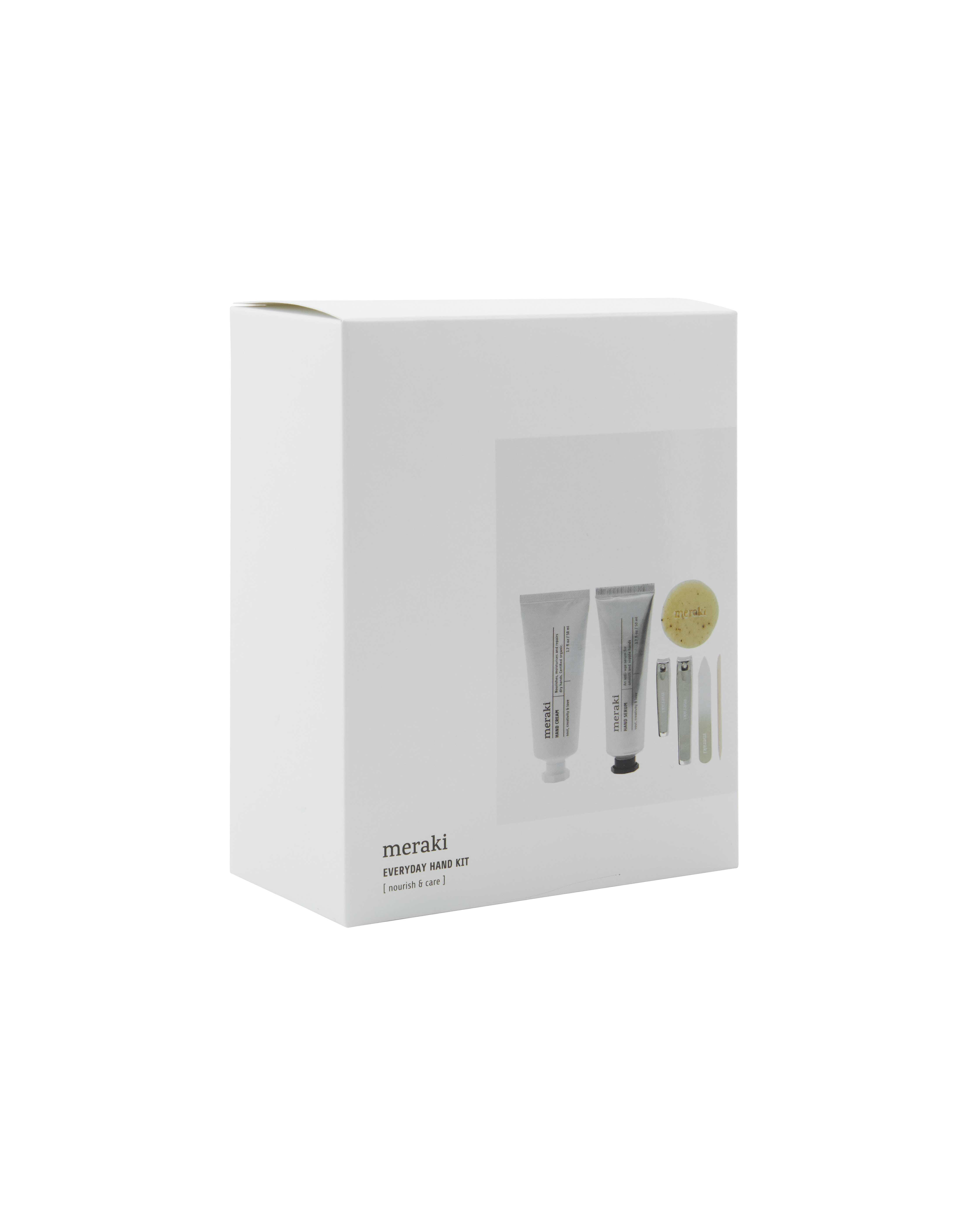 Gift box, hand cream + hand serum + soap + nail kit, 50|50|20 ml|ml|g