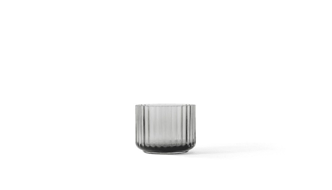 Lyngby Porcelæn - Lyngby Fyrfadsstage Ø6.7 cm smoke