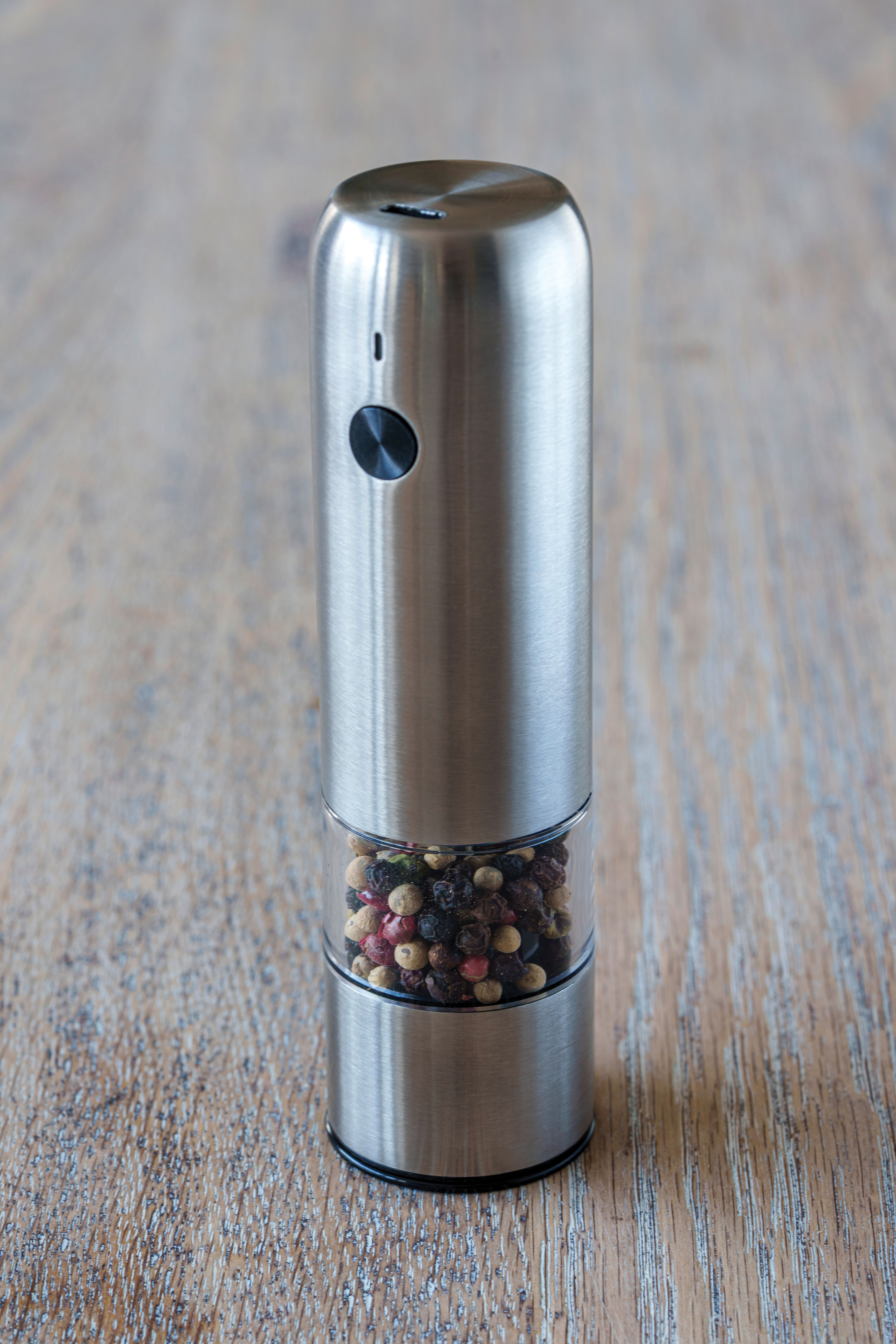 Laguiole elektriske salt- og peberkværne med træholder