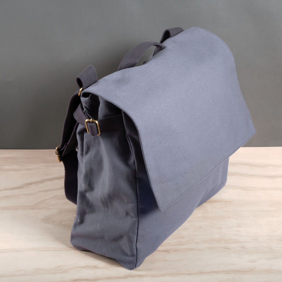 Big Shoulder Bag, Hayao - grey blue