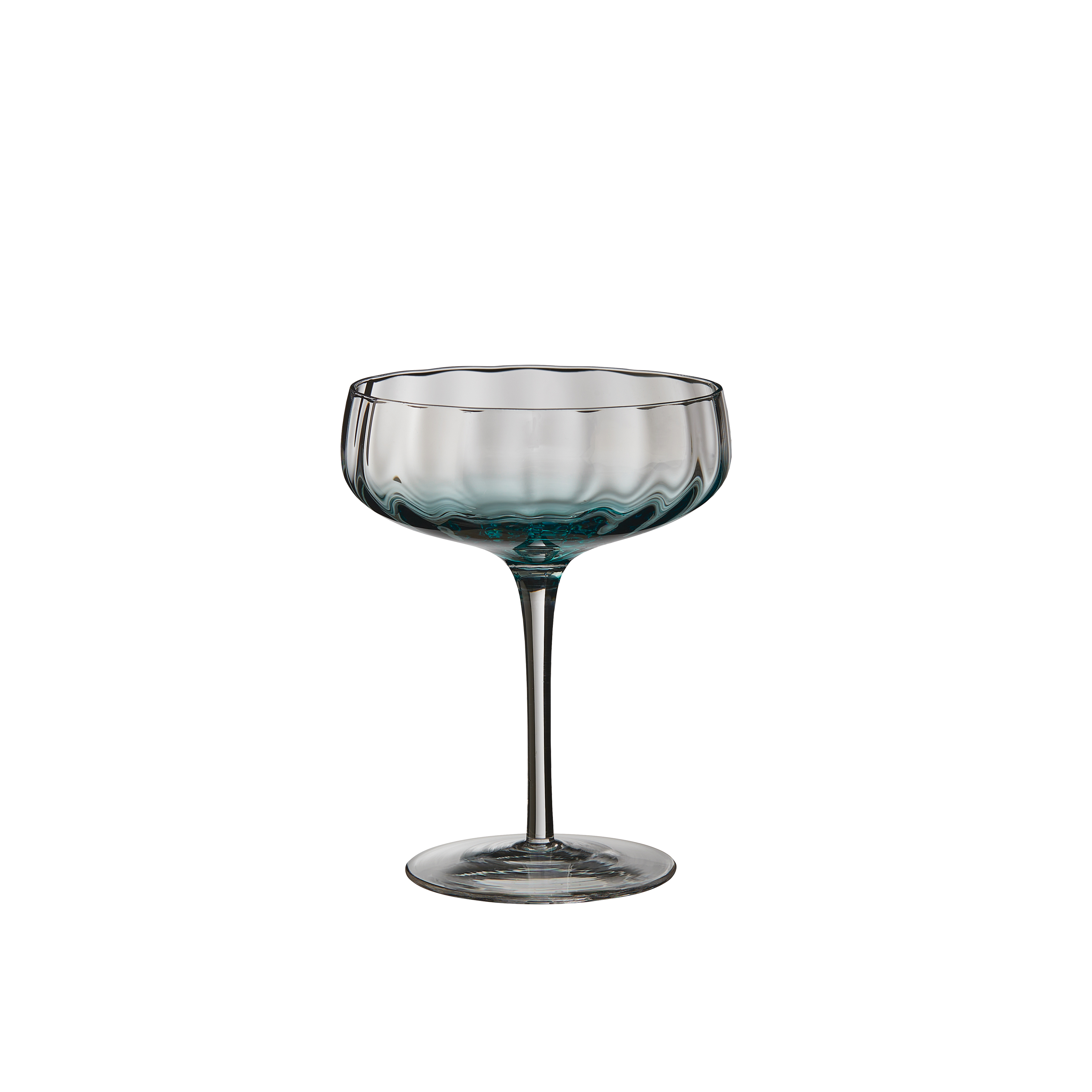 SØHOLM Sonja - champagne/cocktail glas 30 cl, petroleumsblå 