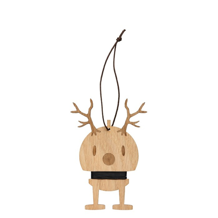 5: Hoptimist - Oak. Medium Reindeer Ornament 2 stk.