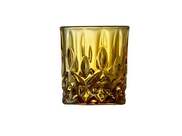 Lyngby Glas Sorrento Shotglas 4 cl 4 stk. Amber