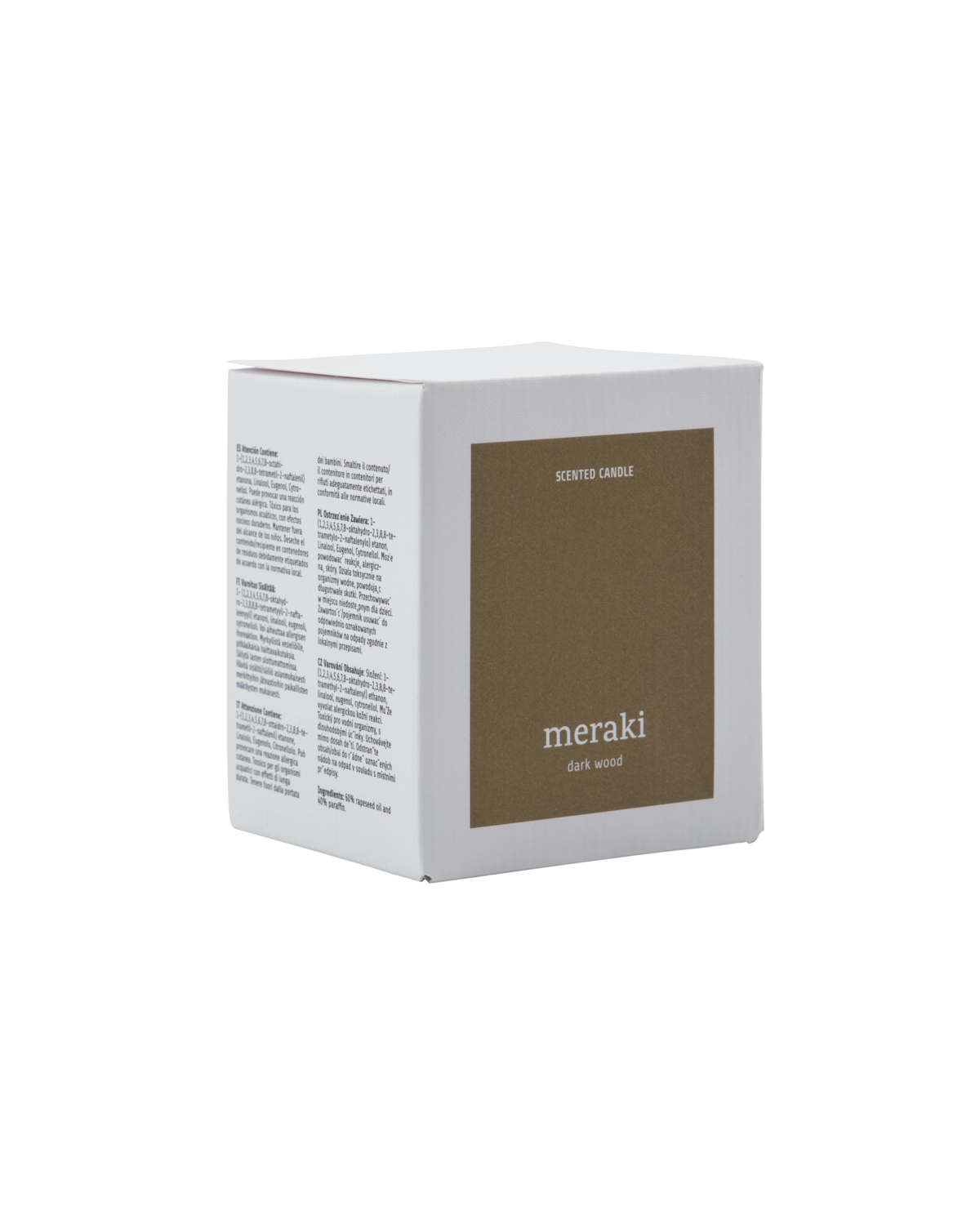 Meraki Duftlys, Dark wood, Brun