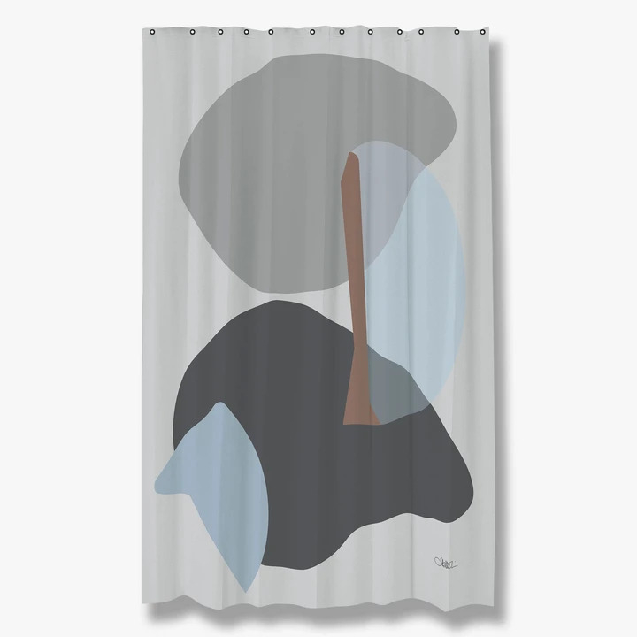 GALLERY badeforhæng, 200 x 150 cm, light grey